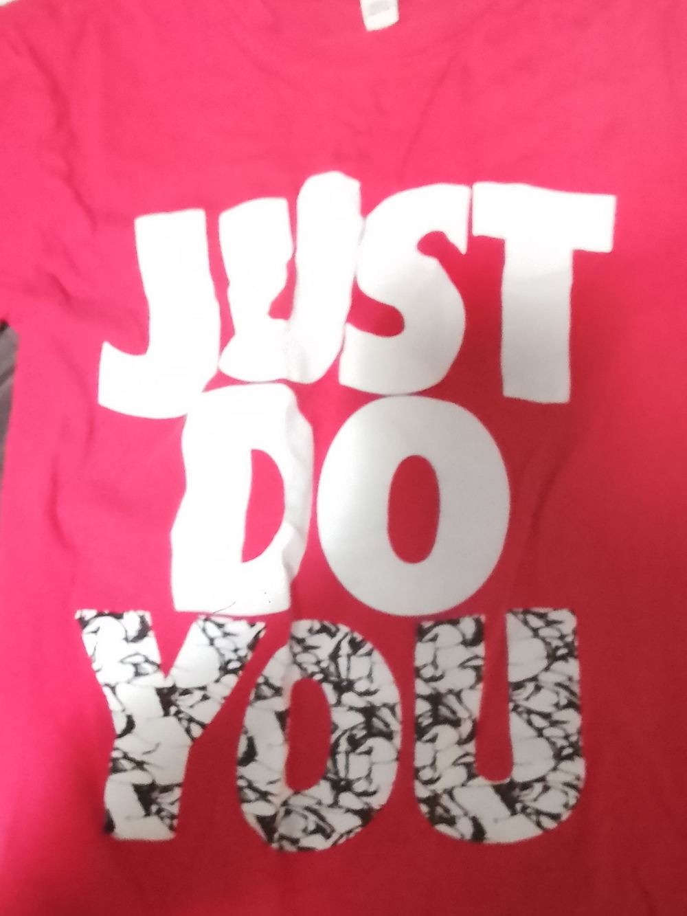 Hot Pink Graphic Tee "JUST DO YOU"
